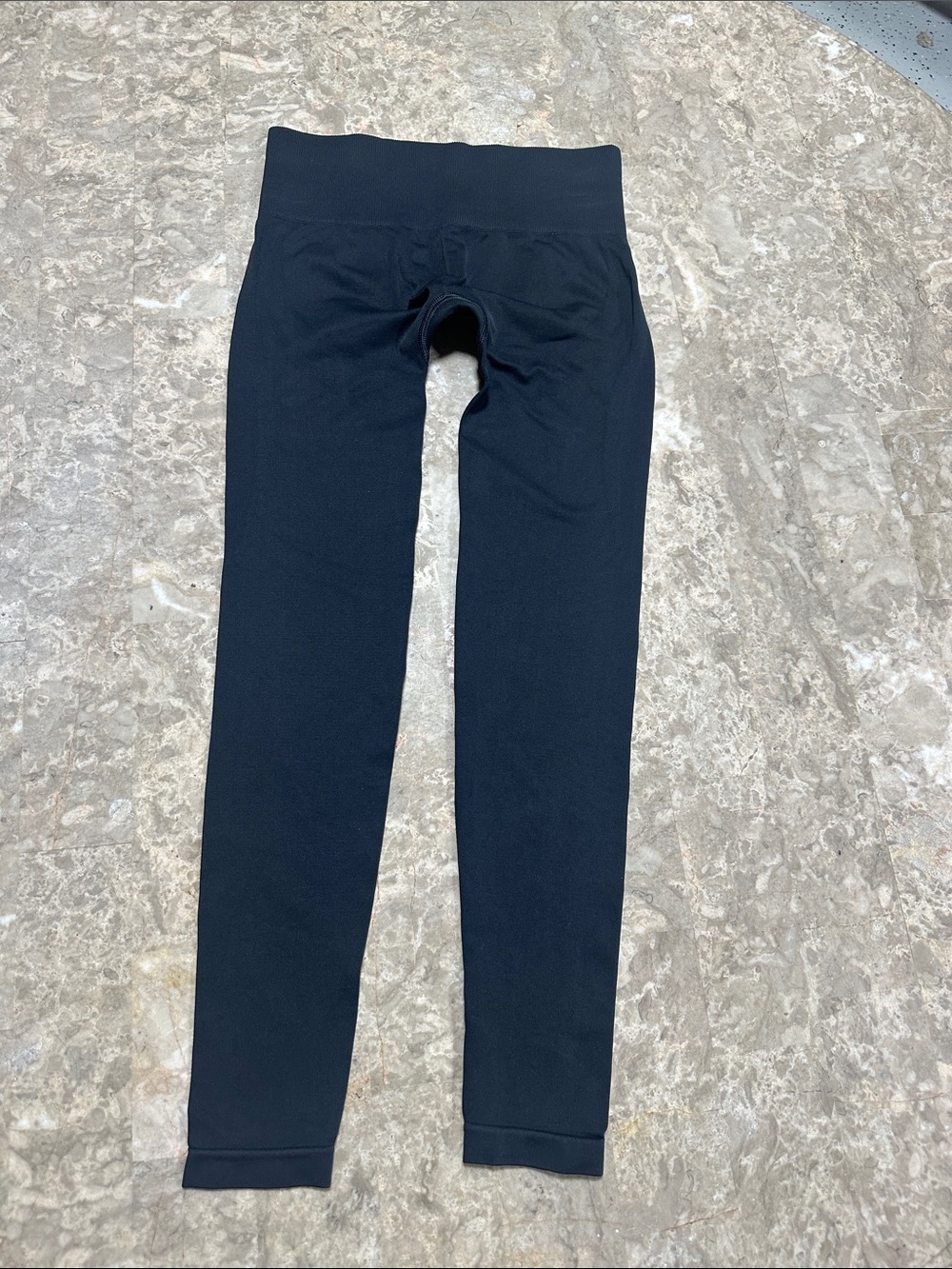 Gymshark Black Seamless High-Waist Leggings - Picture 3 of 7